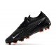 Botas Nike Phantom Gx Elite Fg Negro Cumbre Blanco Dk Gris Humo