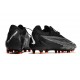 Botas Nike Phantom Gx Elite Fg Negro Cumbre Blanco Dk Gris Humo