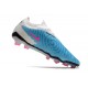 Botas Nike Phantom Gx Elite Fg Azul Báltico Rosa Blast Blanco Láser Azul