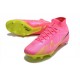 Nike Air Zoom Mercurial Superfly 9 Elite SG Rosa Blast Voltio Gridiron