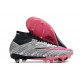 Nike Air Zoom Mercurial Superfly 9 Elite SG Plateado Metalizado Rosa Hyper Negro