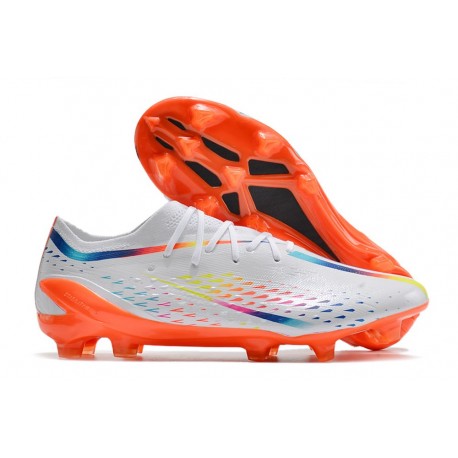 adidas Botas Futbol X Speedportal.1 FG Blanco Naranja