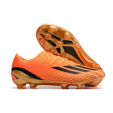 adidas Botas Futbol X Speedportal.1 FG Dorado Solar Negro Equipo Solar Naranja