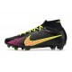 Nike Air Zoom Mercurial Superfly IX Elite FG Negro Rosa Amarillo