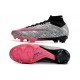 Nike Air Zoom Mercurial Superfly IX Elite FG Plateado Metalizado Rosa Negro