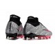 Nike Air Zoom Mercurial Superfly IX Elite FG Plateado Metalizado Rosa Negro