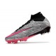 Nike Air Zoom Mercurial Superfly IX Elite FG Plateado Metalizado Rosa Negro