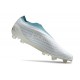 Zapatos adidas Copa Pure+ FG Blanco Gris Dos Azul Usado