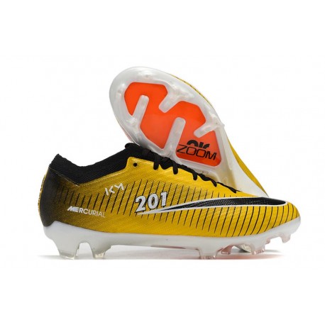 Nike Zoom Mercurial Vapor15 Elite FG Amarillo Negro