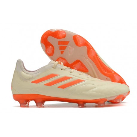 Bota de Futbol adidas Copa Pure.1 FG Off Blanco Equipo Solar Naranja