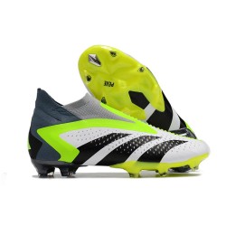 Zapatillas adidas Predator Accuracy+ FG Blanco Negro Verde