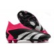 Zapatillas adidas Predator Accuracy+ FG Negro Blanco Equipo Rosa