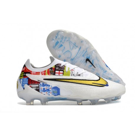 Nueva Nike Phantom Gx Elite Fg Blanco Oro