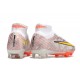 Nike Air Zoom Mercurial Superfly IX Elite FG Blanco Oro