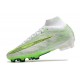 Nike Zoom Mercurial Superfly 9 Elite FG Blanco Verde