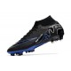 Nike Zoom Mercurial Superfly 9 Elite FG Negro Cromo Hyper Royal