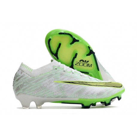 Nike Zoom Mercurial Vapor15 Elite FG Blanco Verde