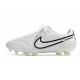 Bota Nike Tiempo Legend IX Elite FG Blanco Negro