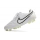 Bota Nike Tiempo Legend IX Elite FG Blanco Negro