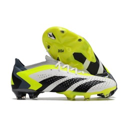 adidas Predator Accuracy.1 Low FG Blanco Negro Limón Lúcido