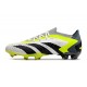 adidas Predator Accuracy.1 Low FG Blanco Negro Limón Lúcido