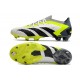 adidas Predator Accuracy.1 Low FG Blanco Negro Limón Lúcido