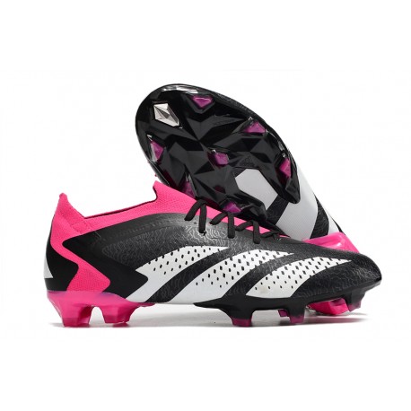 adidas Predator Accuracy.1 Low FG Negro Blanco Equipo Rosa