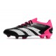 adidas Predator Accuracy.1 Low FG Negro Blanco Equipo Rosa