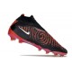 Botas Nike Phantom Gripknit Gx Elite Df Fg Negro Carmesí Blanco