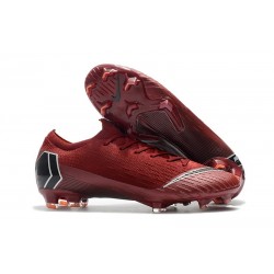 Botas de Fútbol Nike Mercurial Vapor XII FG Rojo Negro