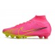 Nike Air Zoom Mercurial Superfly 9 Elite AG Rosa Amarillo