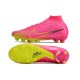 Nike Air Zoom Mercurial Superfly 9 Elite AG Rosa Amarillo