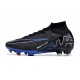 Nike Air Zoom Mercurial Superfly 9 Elite AG Negro Cromo Hyper Royal