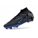 Nike Air Zoom Mercurial Superfly 9 Elite AG Negro Cromo Hyper Royal
