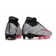 Nike Air Zoom Mercurial Superfly 9 Elite AG Plateado Metalizado Rosa Negro