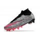 Nike Air Zoom Mercurial Superfly 9 Elite AG Plateado Metalizado Rosa Negro