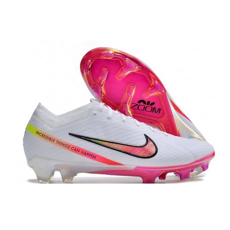 Nike Zoom Mercurial Vapor15 Elite FG Blanco Rosa