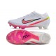 Nike Zoom Mercurial Vapor15 Elite FG Blanco Rosa