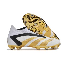 Zapatillas adidas Predator Accuracy+ FG Blanco Oro Negro