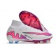 Nike Zoom Mercurial Superfly 9 Elite FG Blanco Rosa Azul