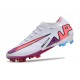 Nike Zoom Mercurial Vapor15 Elite FG Blanco Rosa Azul