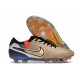 Nike Tiempo Legend X Elite FG Future Heritage Seda Dorada Metálica Moneda Negro