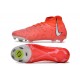 Botas de Futbol Nike Phantom Luna Elite FG Carmesí Vivo Blanco