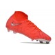 Botas de Futbol Nike Phantom Luna Elite FG Carmesí Vivo Blanco