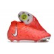 Botas de Futbol Nike Phantom Luna Elite FG Carmesí Vivo Blanco