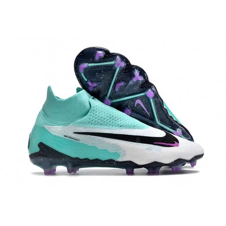 Botas Nike Phantom Gripknit Gx Elite Df Fg Hyper Turq Negro Sueño Fuxia Blanco