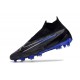 Botas Nike Phantom Gripknit Gx Elite Df Fg Negro Cromo Hyper Royal