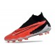 Botas Nike Phantom Gripknit Gx Elite Df Fg Carmesí Vivo Negro Blanco