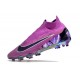 Botas Nike Phantom Gripknit Gx Elite Df Fg Violeta Negro