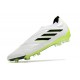 Bota de Futbol adidas Copa Pure.1 FG Blanco Negro Limón Lúcido